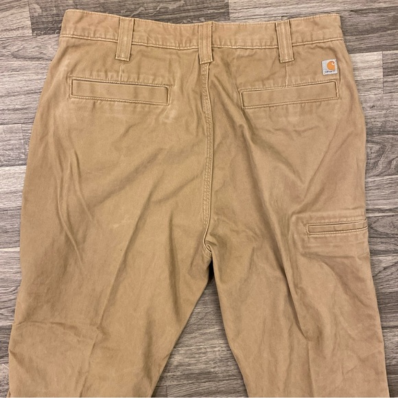 Carhartt Chino Pants 36X34 Measurement Tan Workwear - Picture 1 of 7